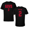 Austin Peay State University Beach Volleyball Black Jersey Tee - #2 Montana-Rae Pelak