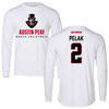 Austin Peay State University Beach Volleyball White Mascot Long Sleeve - #2 Montana-Rae Pelak