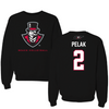 Austin Peay State University Beach Volleyball Black Mascot Crewneck - #2 Montana-Rae Pelak