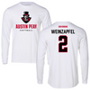 Austin Peay State University Softball White Mascot Long Sleeve - #2 Kendyl Weinzapfel