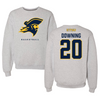 East Tennessee State University Basketball Gray Crewneck  - #20 Meghan Downing