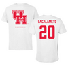 University of Houston Baseball White Tee  - #20 Kyle LaCalameto
