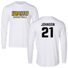 University of Idaho Basketball White Idaho Long Sleeve - #21 Kennedy Johnson