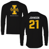 University of Idaho Basketball Black Vandals Long Sleeve - #21 Kennedy Johnson