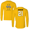 University of Idaho Basketball Gold Long Sleeve - #21 Kennedy Johnson