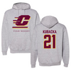 Central Michigan University Field Hockey Gray Hoodie  - #21 Carly Kubacka