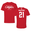 University of Houston Soccer Red Tee  - #21 Jaden Masters