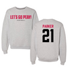 Austin Peay State University Football Gray Peay Crewneck - #21 Denver Parker