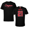 University of Houston Football Black Tee  - #21 Stacy Sneed