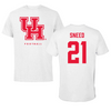 University of Houston Football White Tee  - #21 Stacy Sneed