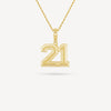 Gold Presidents Pendant and Chain - #21 Stacy Sneed