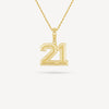 Gold Presidents Pendant and Chain - #21 Gillian Kircher
