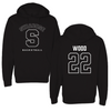 Syracuse University Basketball Black Hoodie  - #22 Kyra Wood