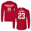 University of Houston Football Red Long Sleeve  - #23 Parker Jenkins