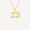 Gold Presidents Pendant and Chain - #23 Parker Jenkins