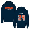 Syracuse University Basketball Navy Hoodie  - #24 Dominique Camp