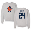 Syracuse University Basketball Gray Crewneck  - #24 Dominique Camp