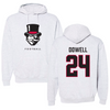 Austin Peay State University Football Gray Mascot Hoodie - #24 Malaki Dowell