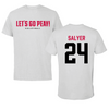 Austin Peay State University Volleyball Gray Peay Tee - #24 Jenna Salyer