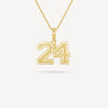 Gold Presidents Pendant and Chain - #24 Abbie Jackson