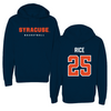 Syracuse University Basketball Navy Hoodie  - #25 Alaina Rice