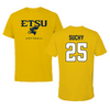 East Tennessee State University Softball Gold Tee  - #25 Taylor Suchy