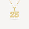 Gold Presidents Pendant and Chain - #25 Taylor Suchy