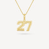Gold Presidents Pendant and Chain - #27 Sofia Weber