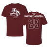 Mississippi State University Soccer Maroon Tee  - #29 Aitana Martinez-Montoya