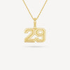 Gold Presidents Pendant and Chain - #29 Vinny Saumell