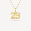 Gold Presidents Pendant and Chain - #29 Payton Allen