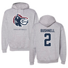 Fairleigh Dickinson University-Metropolitan Campus Volleyball Gray Hoodie  - #2 Megan Bushnell