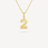 Gold Presidents Pendant and Chain - #2 Journee McDaniel
