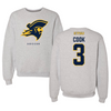 East Tennessee State University Soccer Gray Crewneck  - #3 Lindsey Cook
