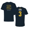 East Tennessee State University Soccer Navy Tee  - #3 Lindsey Cook