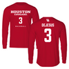 University of Houston Baseball Red Long Sleeve  - #3 Coby DeJesus