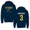 East Tennessee State University Basketball Navy Hoodie  - #3 Brecken Snotherly