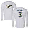 East Tennessee State University Basketball White Long Sleeve  - #3 Brecken Snotherly