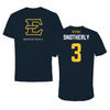 East Tennessee State University Basketball Navy Tee  - #3 Brecken Snotherly