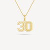 Gold Presidents Pendant and Chain - #30 Shannon Tuozzo