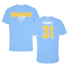 Long Island University Lacrosse Carolina Blue Tee - #31 Ashley Magee