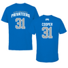 University of New Orleans Basketball Blue Jersey Tee  - #31 Zoe Cooper