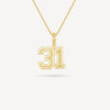 Gold Presidents Pendant and Chain - #31 Zoe Cooper