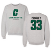 The University of North Carolina at Charlotte Baseball Gray Crewneck  - #33 Chase Pendley