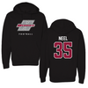 Henderson State University Football Black Hoodie  - #35 Jakob Neel