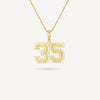 Gold Presidents Pendant and Chain - #35 Graysen Drezek