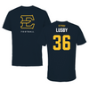 East Tennessee State University Football Navy Tee  - #36 Cannon Lusby