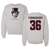 Austin Peay State University Football Gray Crewneck  - #36 Griffin Throneberry