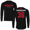 Austin Peay State University Football Black Long Sleeve  - #36 Griffin Throneberry