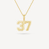 Gold Presidents Pendant and Chain - #37 James Myler